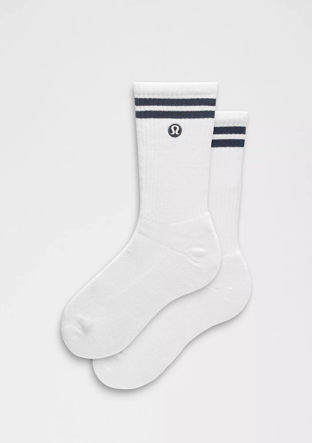 Unisex Daily Essential Crew Socks *Stripe