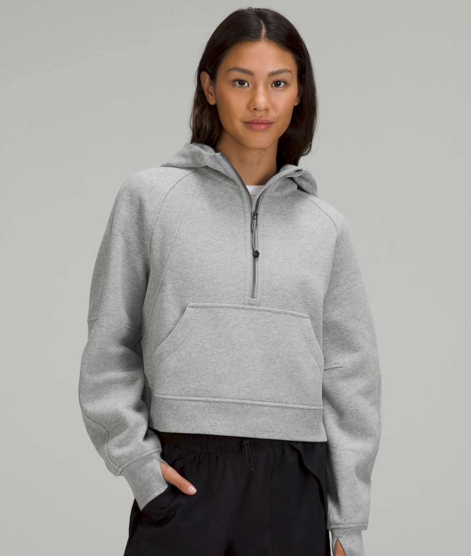 Scuba Oversized Half-Zip Hoodie