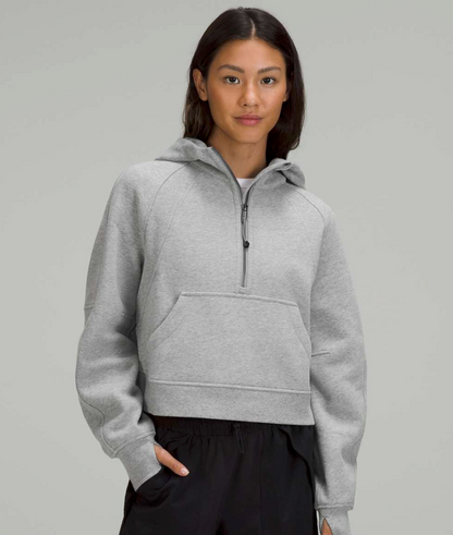Scuba Oversized Half-Zip Hoodie