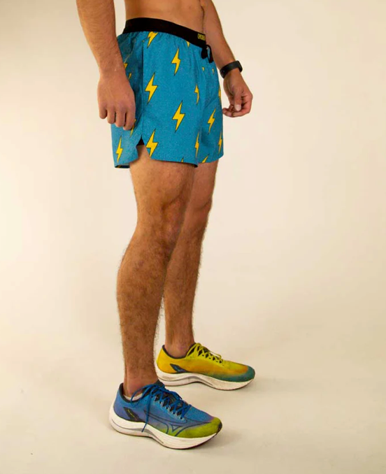 Men's 5'' Drawstring Split Short Electric Collection
