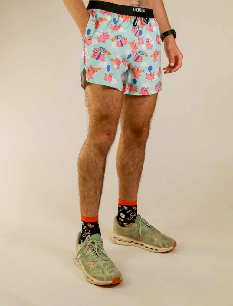 Men's 5'' Drawstring Split Short Animal Collection