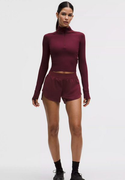 Fast and Free High-Rise Classic-Fit Split Short 3''