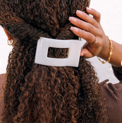 Medium Flat Rectangle Hair Clip