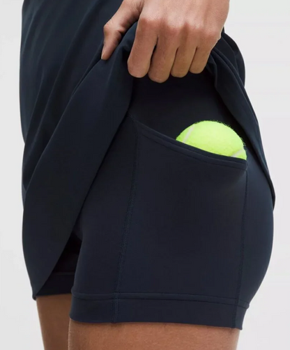 Scoop-Neck Cutout Tennis Dress