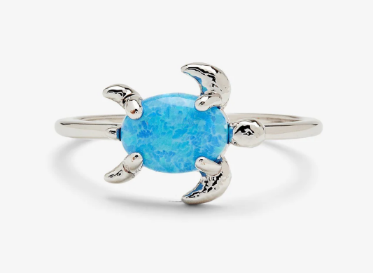 Opal Sea Turtle Ring