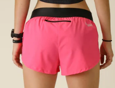 Women's Neon Pink 1.5'' Split Shorts