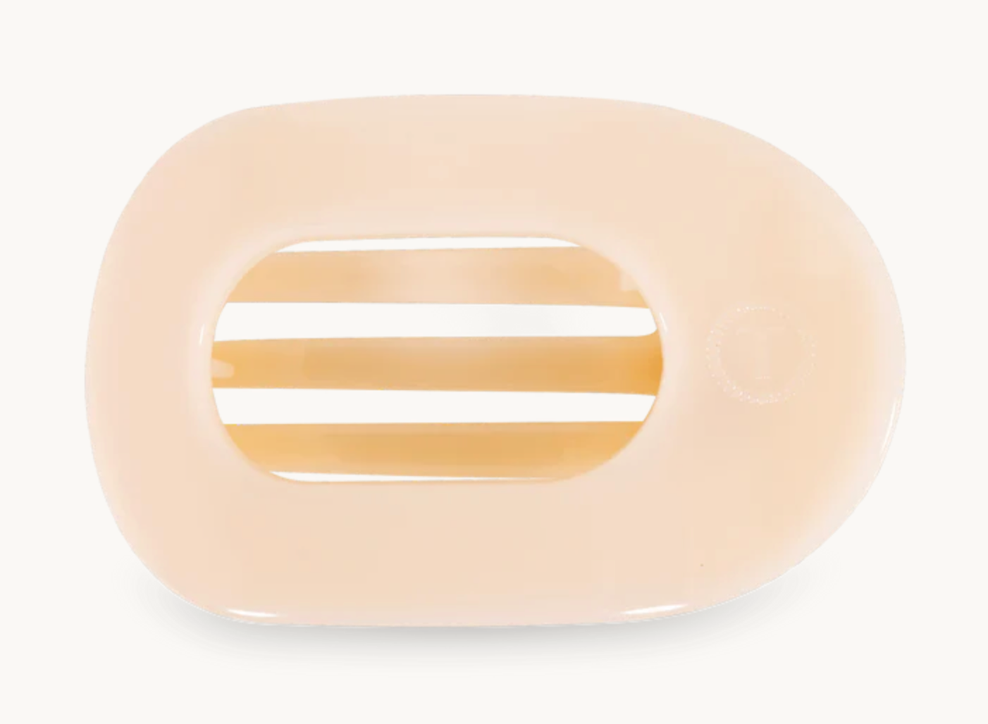 Flat Round Hair Clip