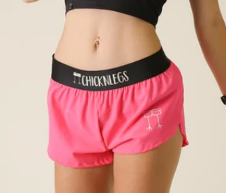 Women's Neon Pink 1.5'' Split Shorts