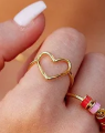 Big Heart Band Ring