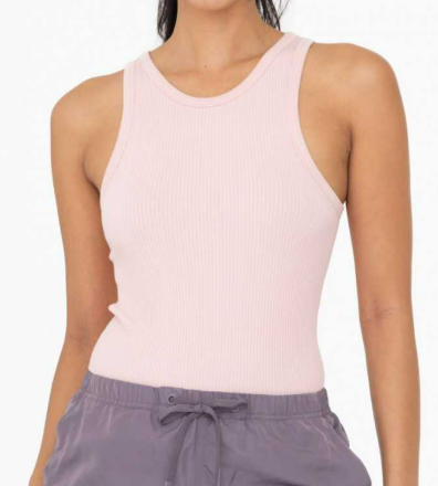 Ribbed Seamless Sleeveless Bodysuit