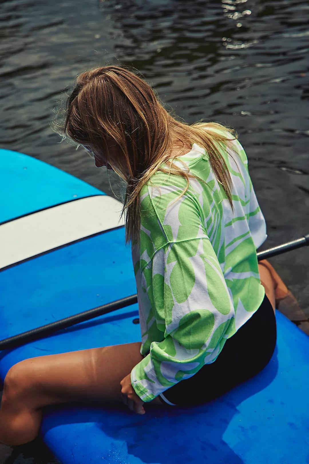 Inspire Layer Print - Full Bloom Neon Lime